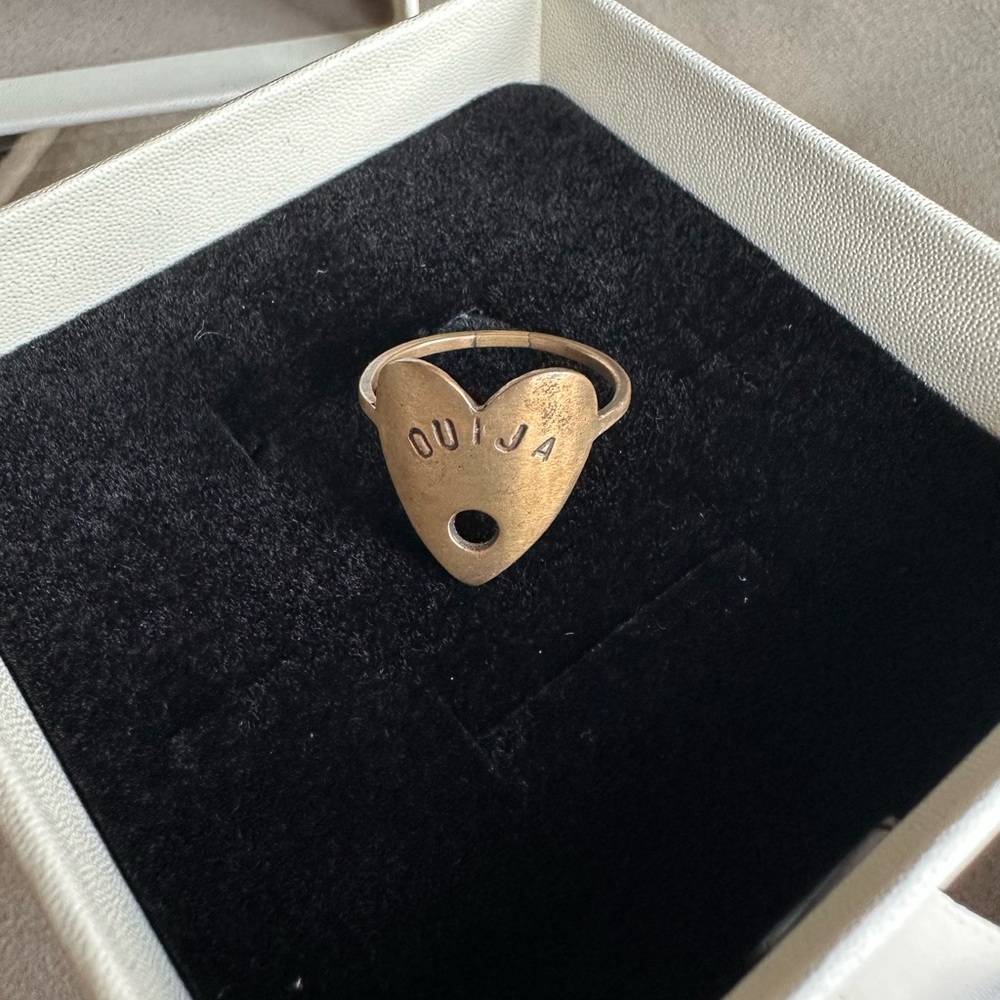 Brass Ouija ring